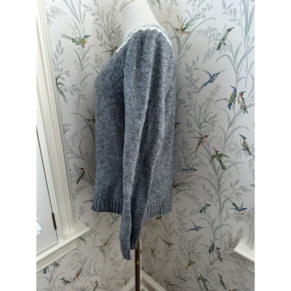 Vintage OLD NAVY 63% lambswool blue knit pullover Women’s sweater size XL - Picture 4 of 5